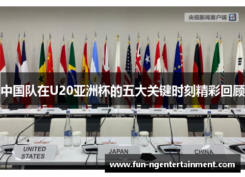 中国队在U20亚洲杯的五大关键时刻精彩回顾