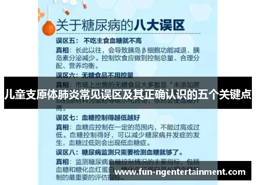 儿童支原体肺炎常见误区及其正确认识的五个关键点